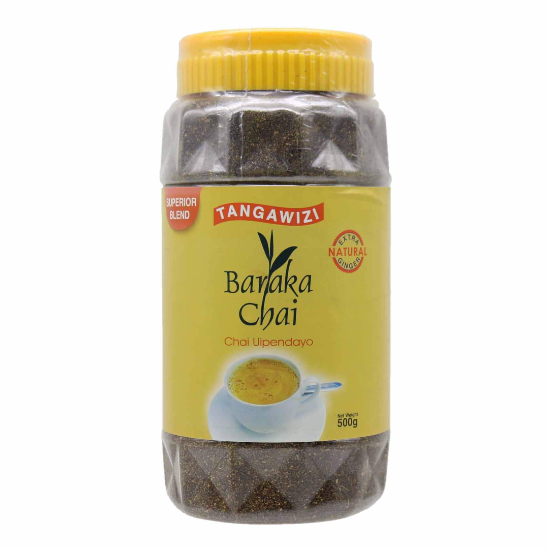 BARAKA CHAI LOOSE TEA TANGAWIZI 500G JAR